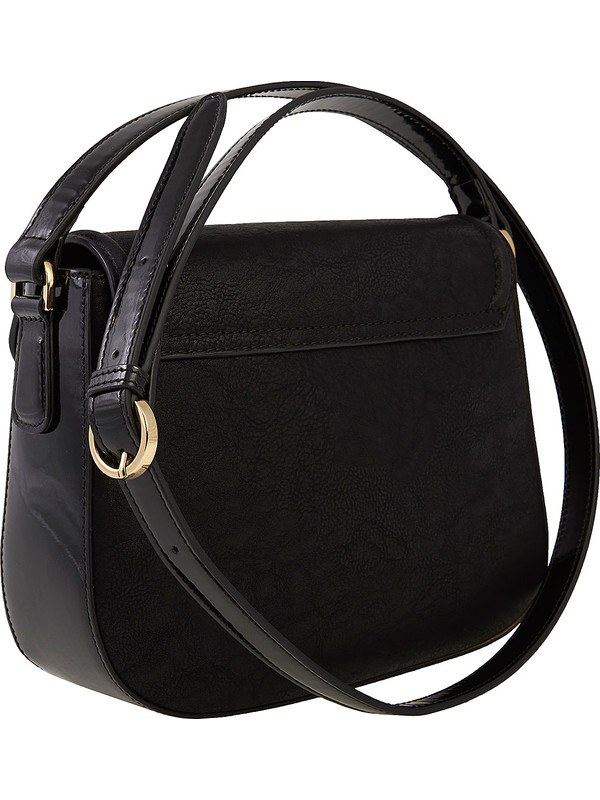Shoulder bag black patent and suede leather Becatò Shoulder bag black patent and suede leather Becatò