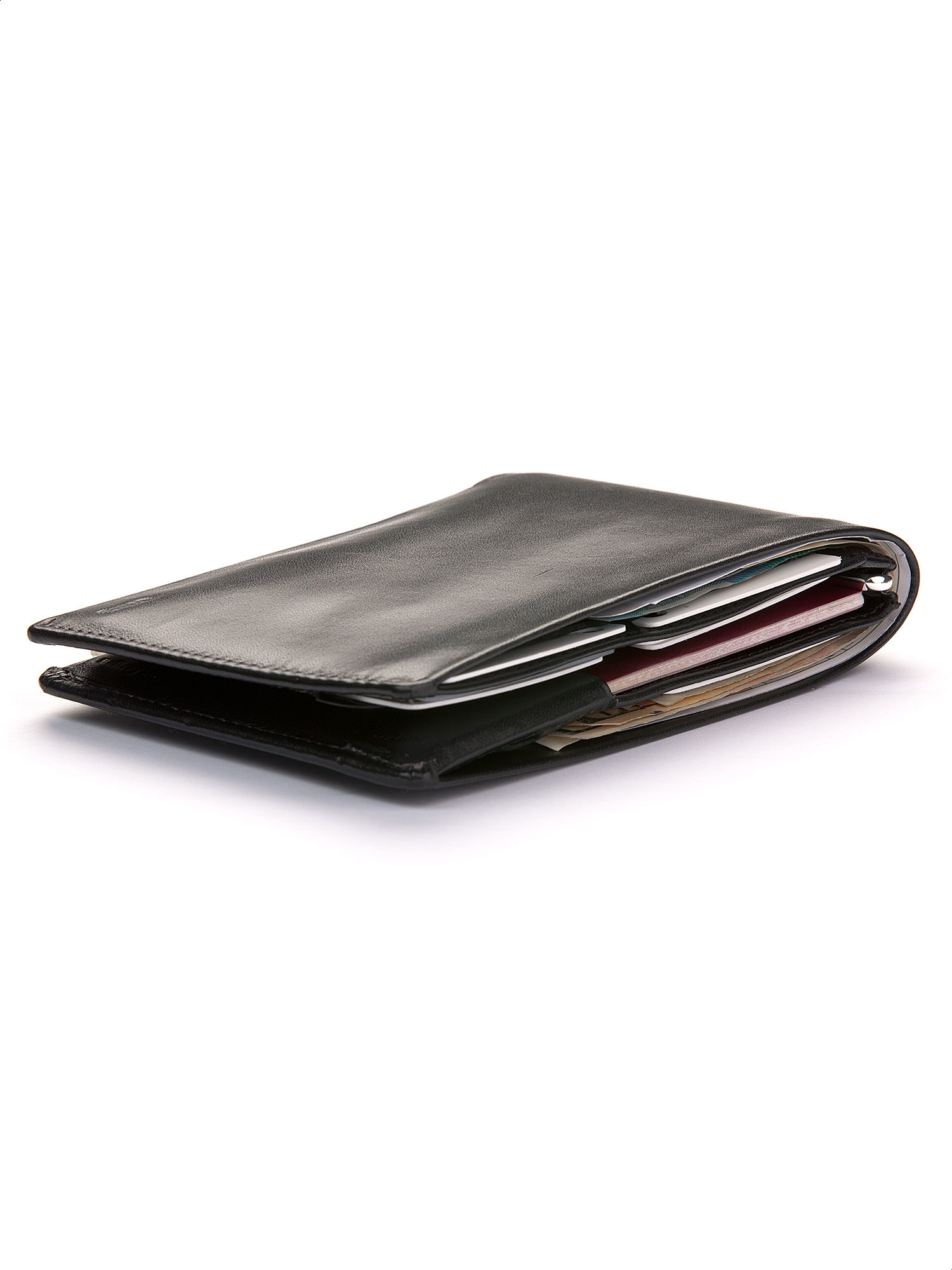 Alma Leather Travel Wallet-Navy main image 1
