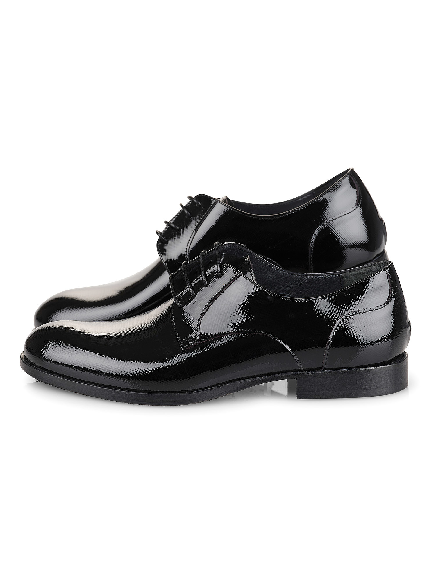 Men's Black Patent Shoe Hexis Milano