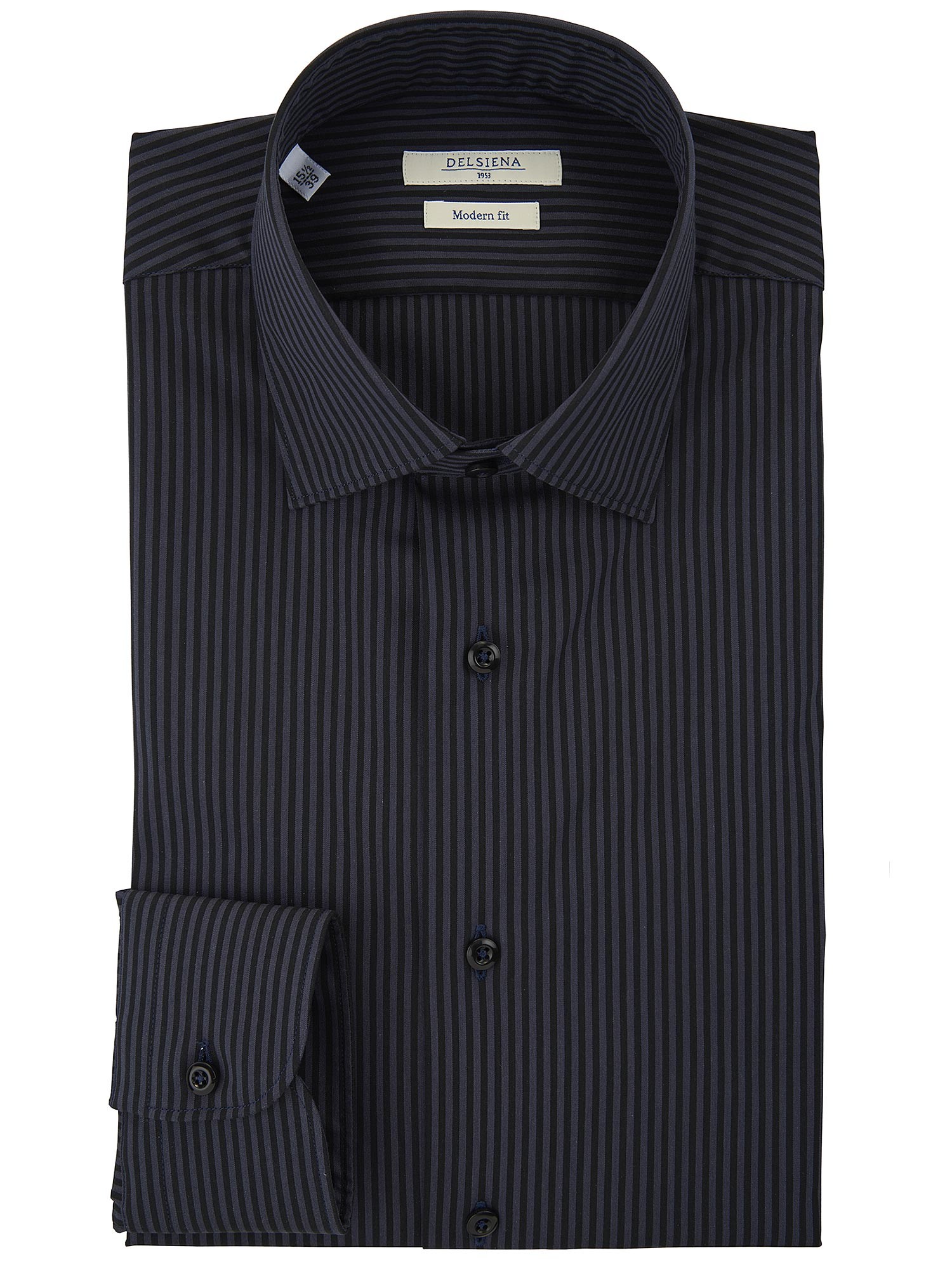 Striped DelSiena shirt stretch Made in italy