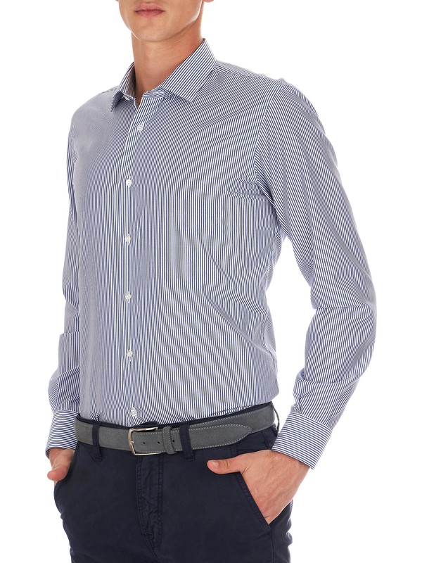 Marcus - Light blue men's shirt no iron