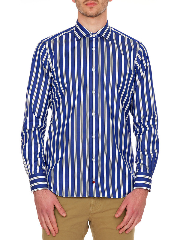 High-Quality Blue Striped Shirt - Càrrel