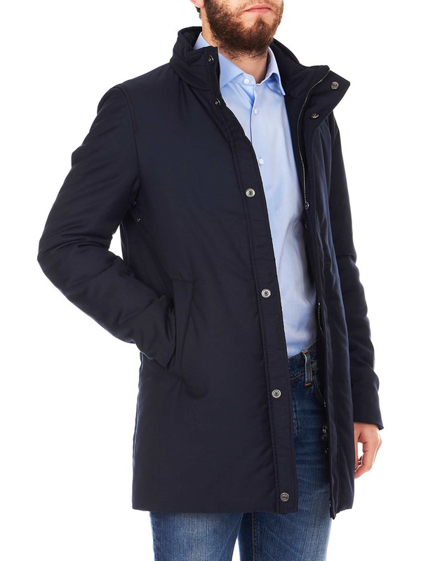 Mens padded sale raincoat