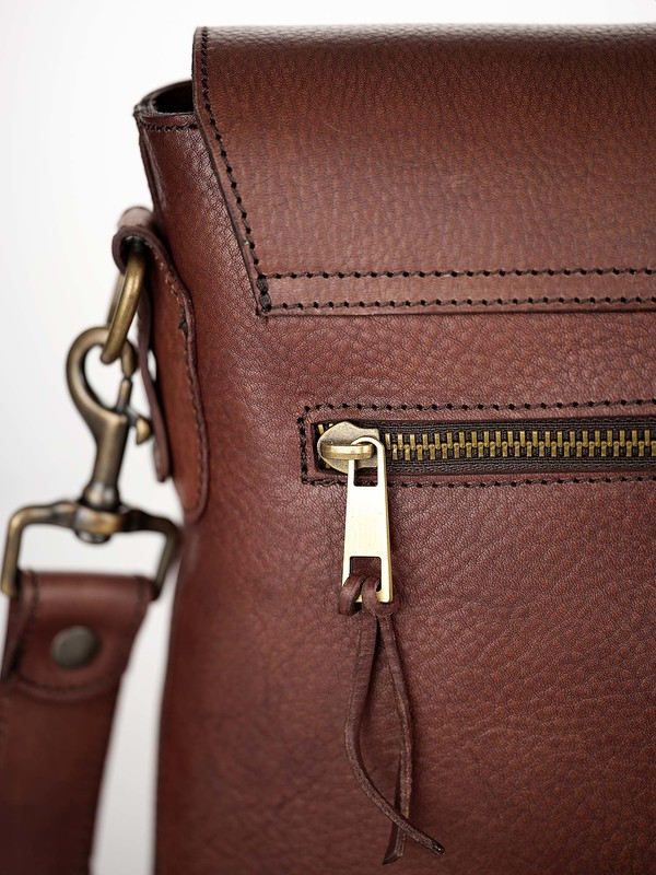 Borsa pelle vintage uomo donna borsa messenger marrone tracolla