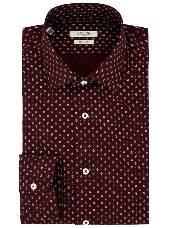 Red fish printed shirt by Prints Valley