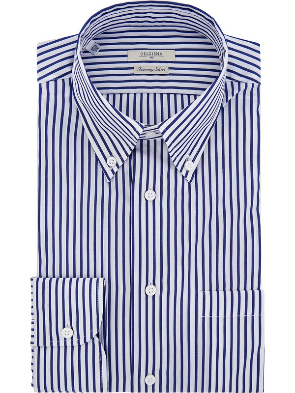 loose fit shirt in non-iron fabric