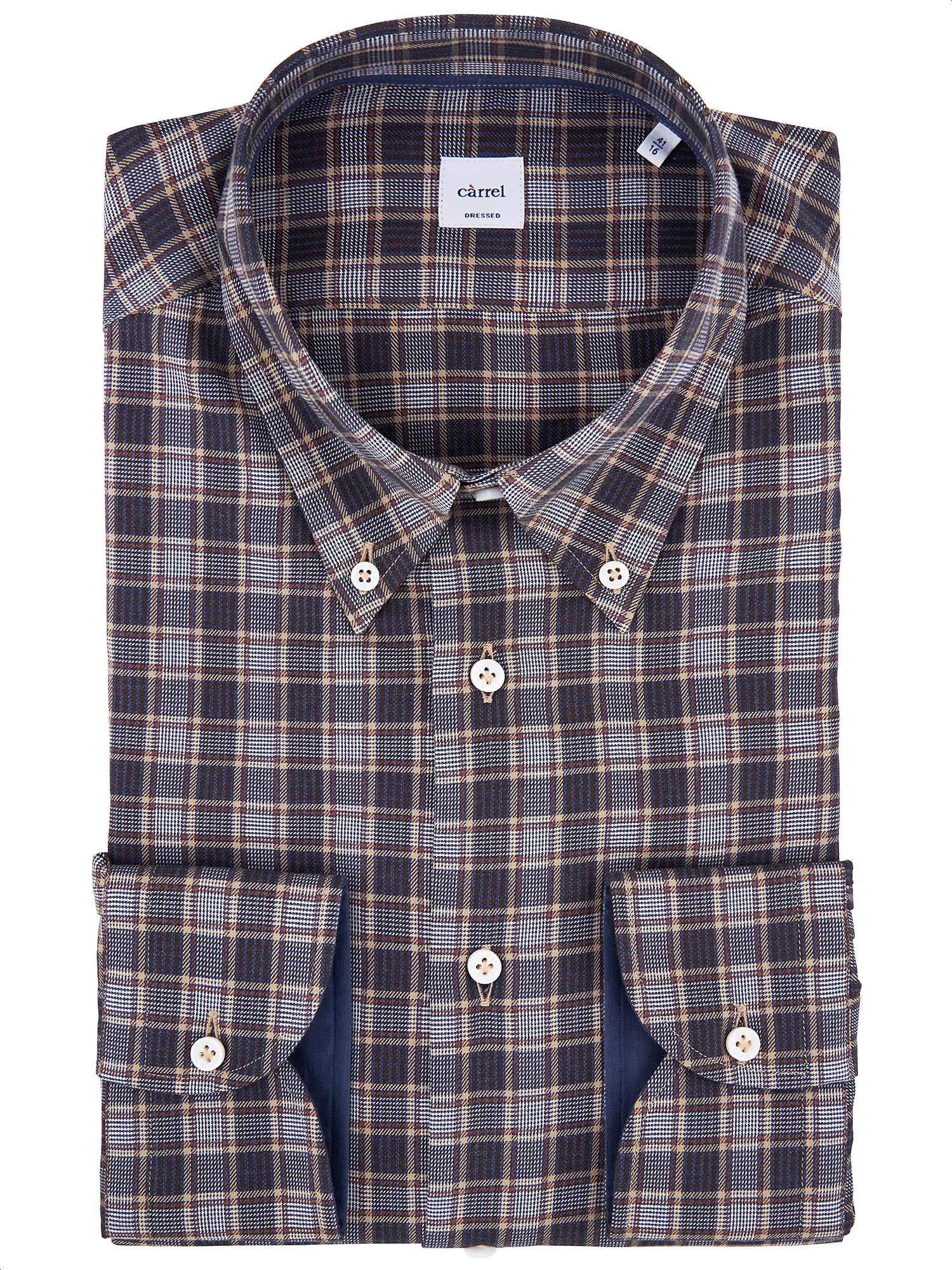 Camicia A Quadri In Flanella Pesante Da Uomo In Colore Nero - Foto 5