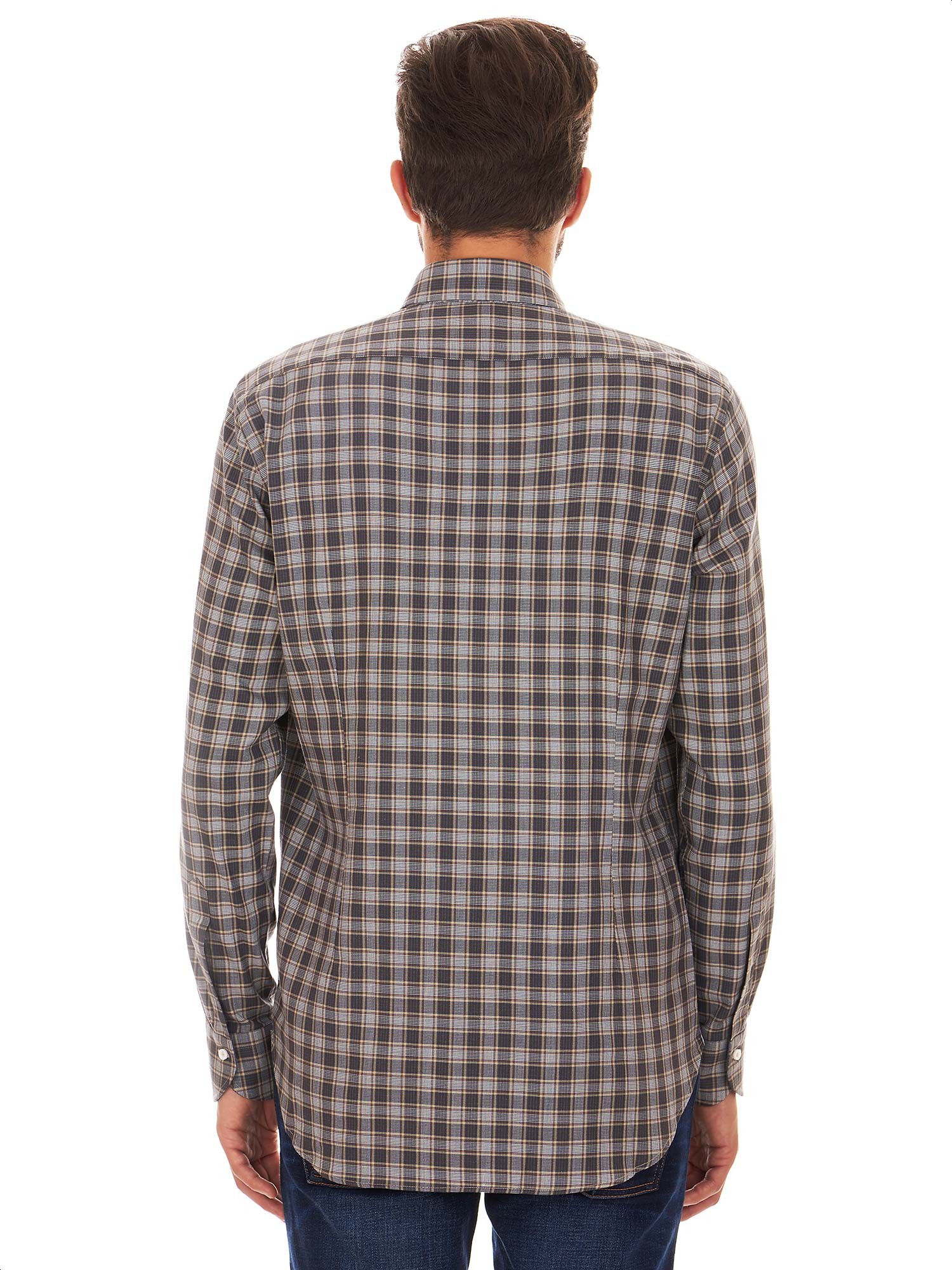 TIMBERLAND Camicia Timberland a Quadri in Flanella da Uomo in marrone