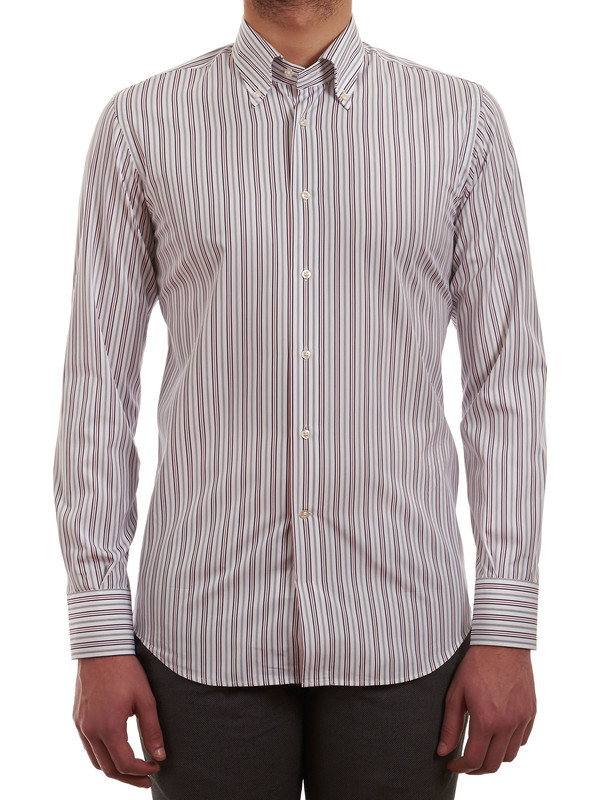 Camicia Uomo Casual In Flanella A Quadri - Maniche Lunghe, Chiusura Con Bottoni, Tasca Sul Petto, Morbida Misto Cotone, Taglia S Rossa