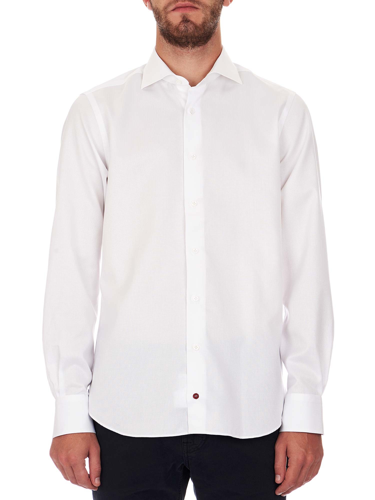 Camicia Cerimonia Camicia Uomo Elegante In Cotone Oxford Collo