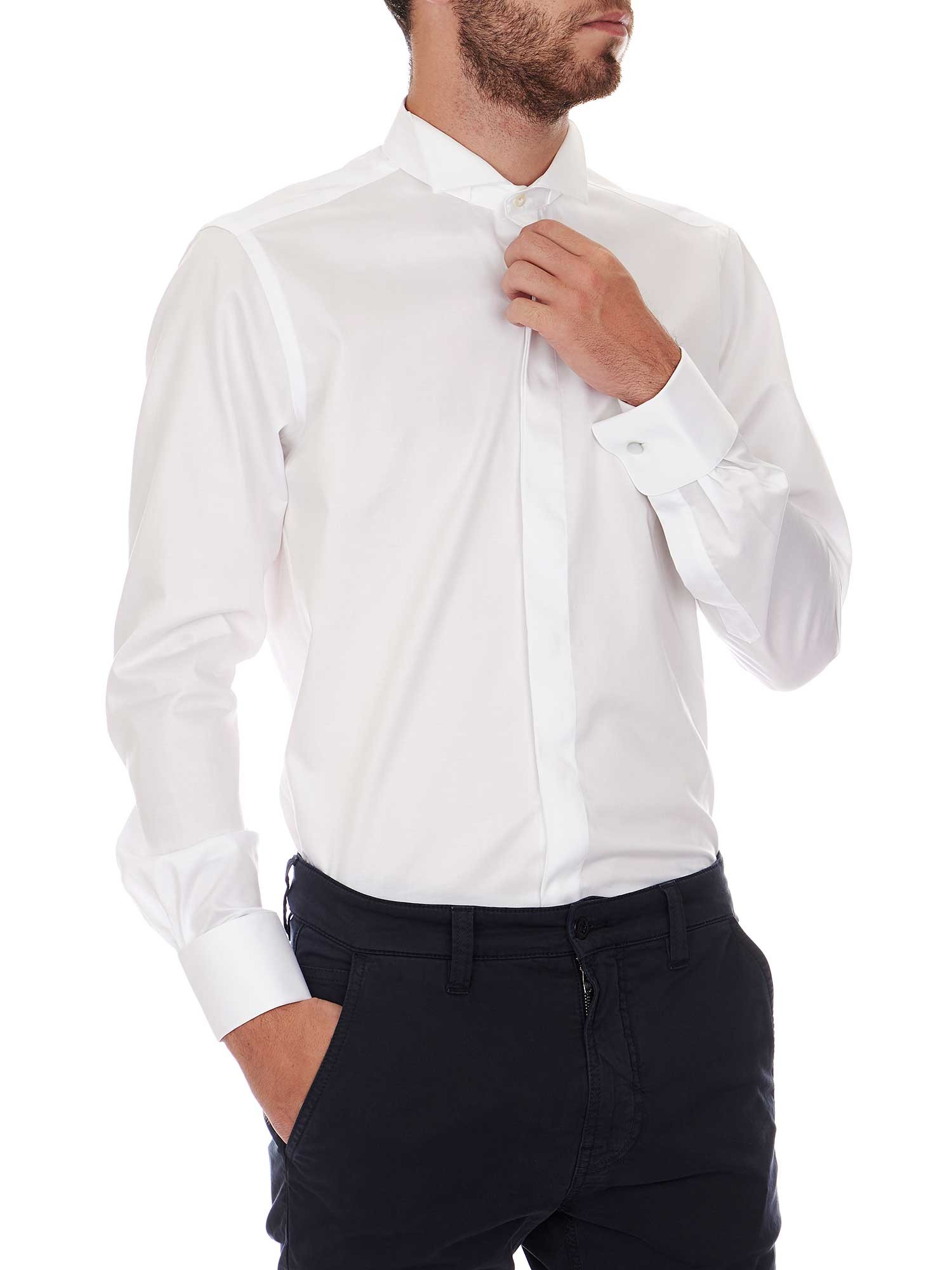Càrrel Camicia cerimonia collo diplomatico e polso doppio