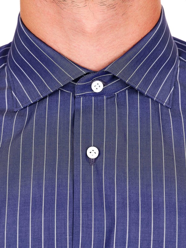 Camicia Da Uomo A Maniche Lunghe Slim Fit Da - Foto 12