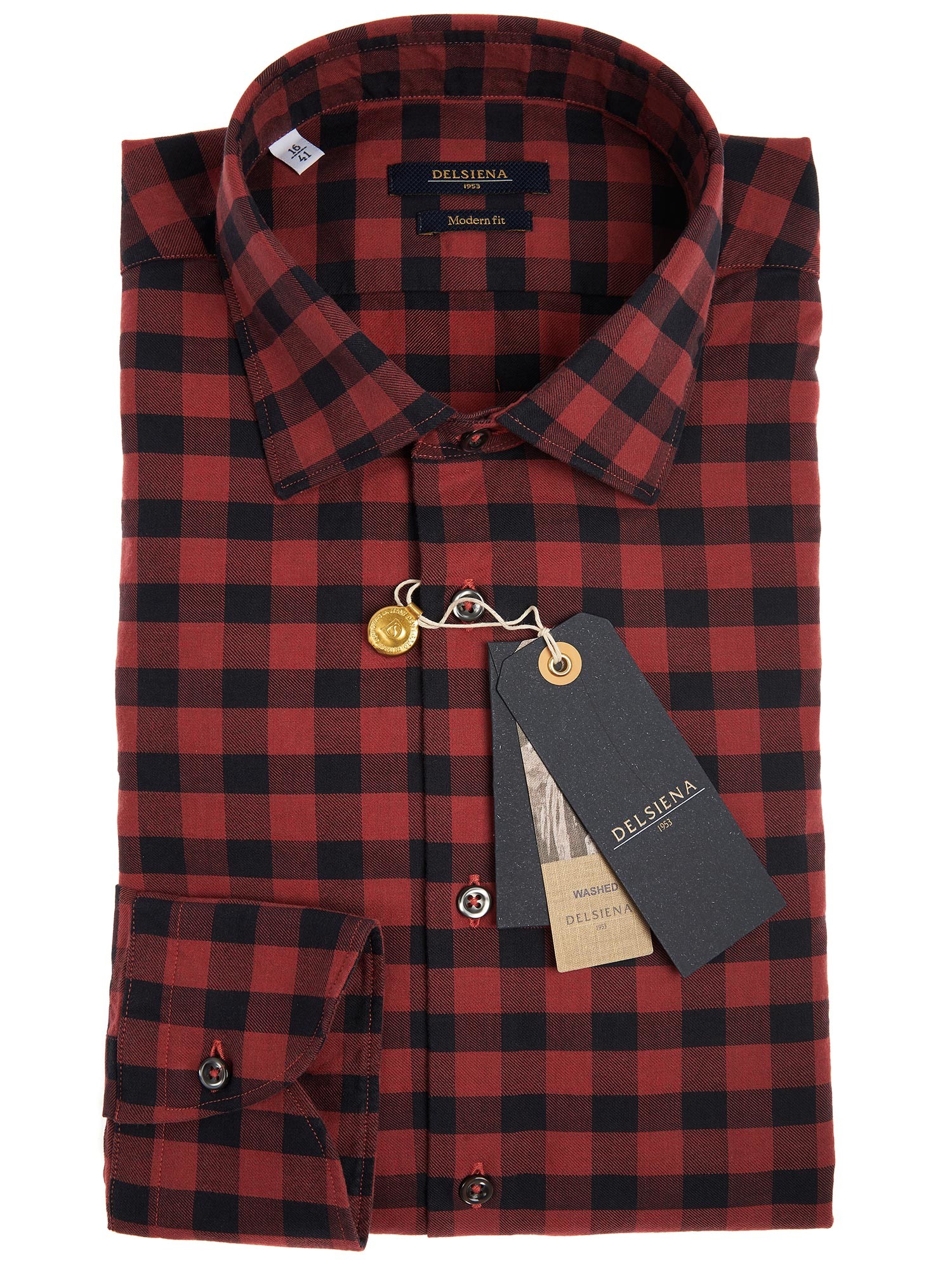 Maniche Corte Camicia Da Uomo In Flanella, Motivo Boscaiolo, In