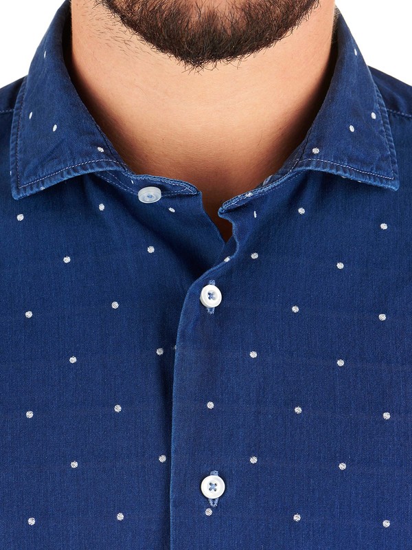 Camicia di jeans a pois best sale