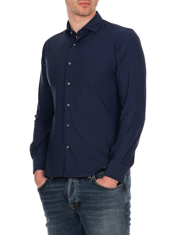 Del Siena Dynamic - Camicia a righe blu