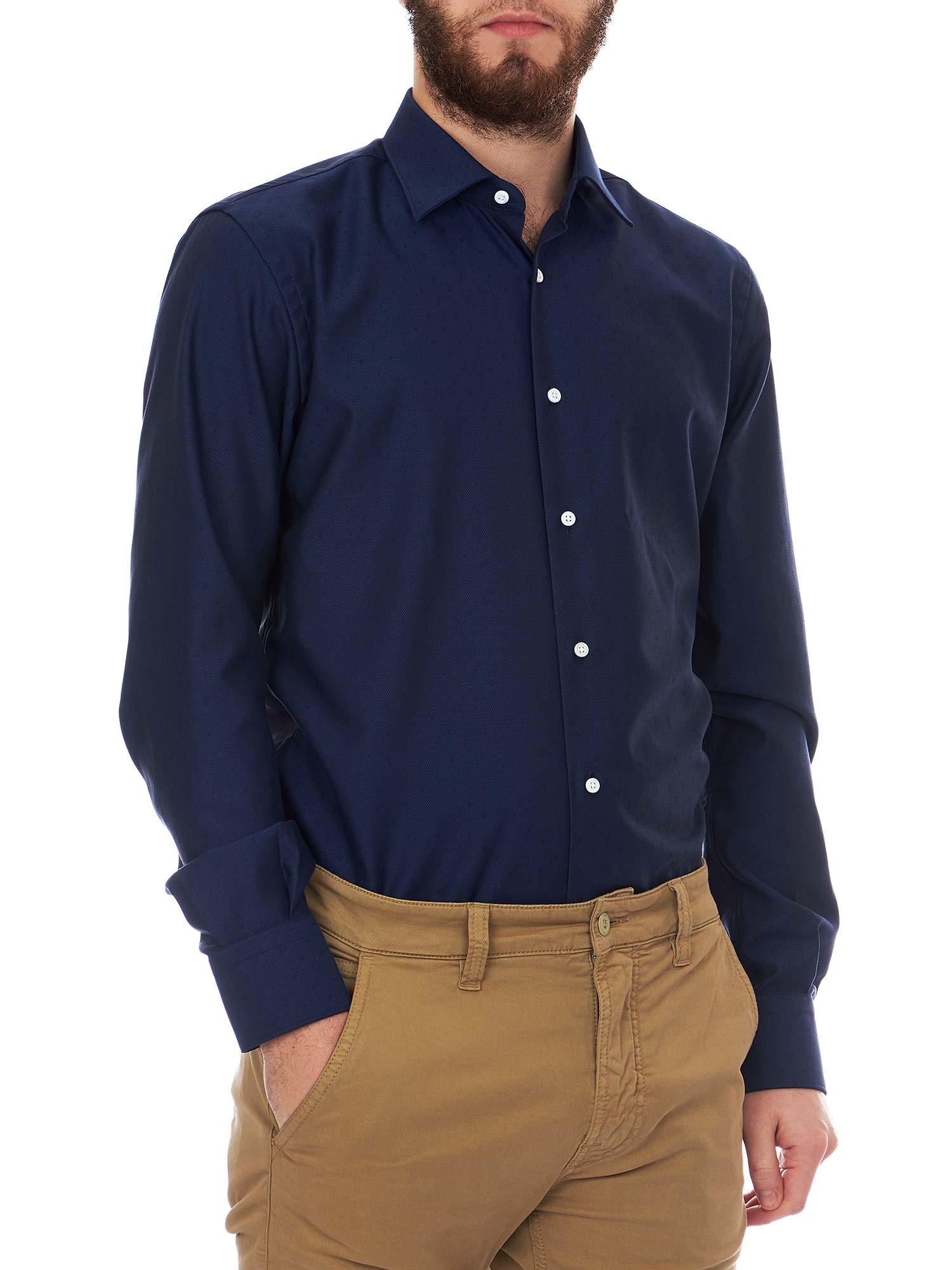 Camicia Uomo Seidensticker Slim Fit No Stiro - 100% Cotone, Collo Kent, Elegante Per Ufficio E Tempo Libero - Foto 7