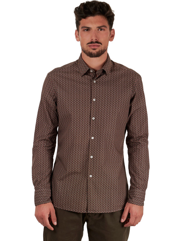 Camicie casual da uomo ETON taglia L/41/16 slim in twill blu a Camicie casual da uomo ETON taglia L/41/16 slim in twill blu a