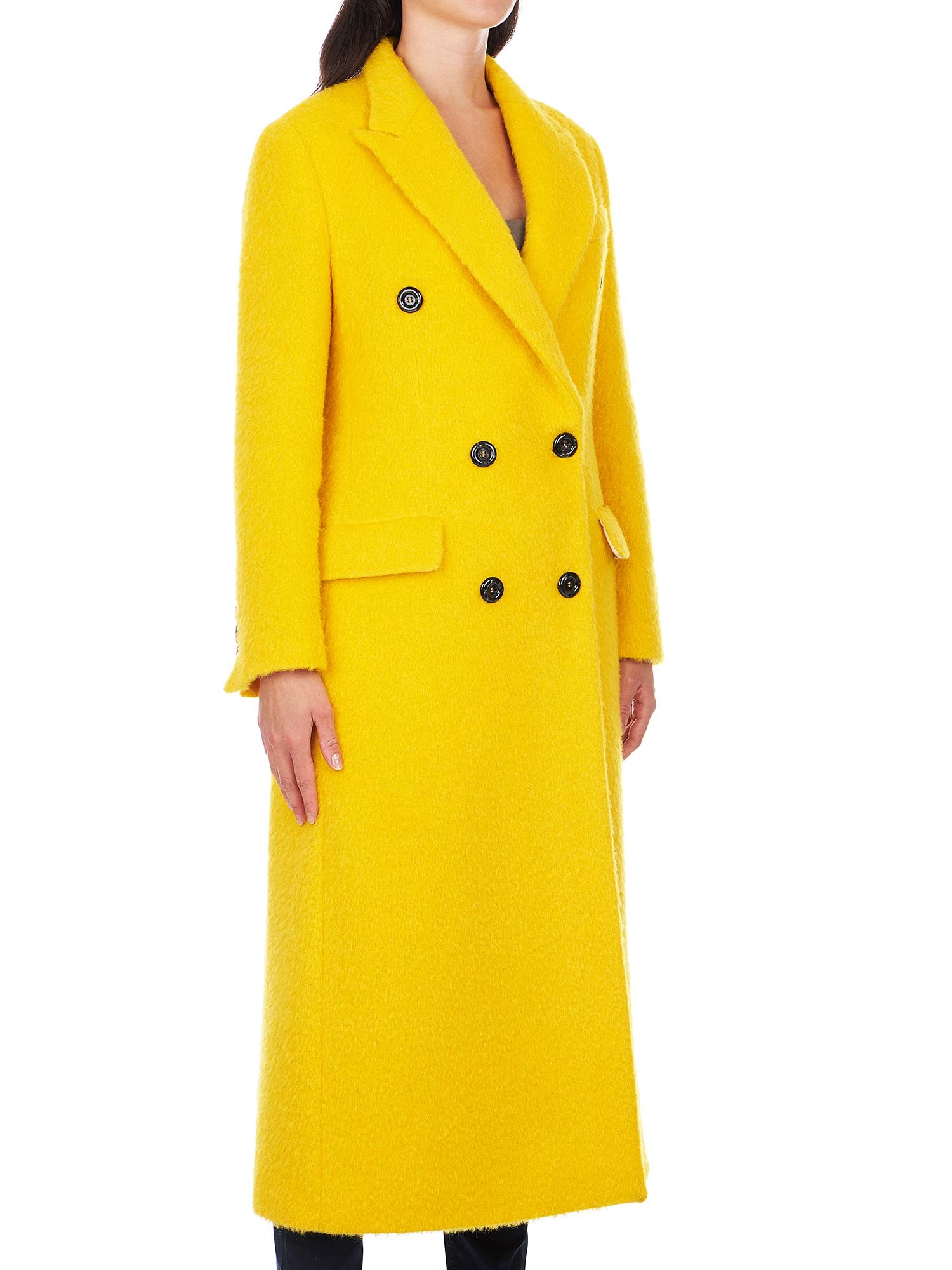 Cappotto in lana natté con bottoni Doppia G main image 1