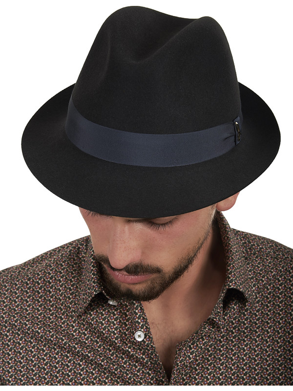 Chapeau Trilby Classique Pour Homme - Texturé, Ajustable, Style Vintage - Pour L'été Et Les Sorties élégantes - 13