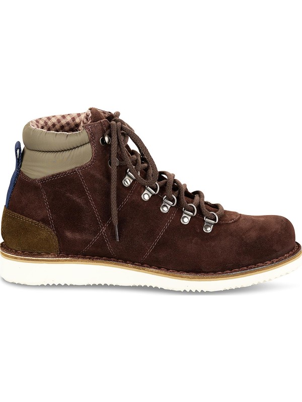 chaussure daim marron