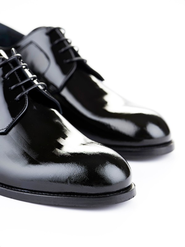 Chaussure homme noir on sale brillant