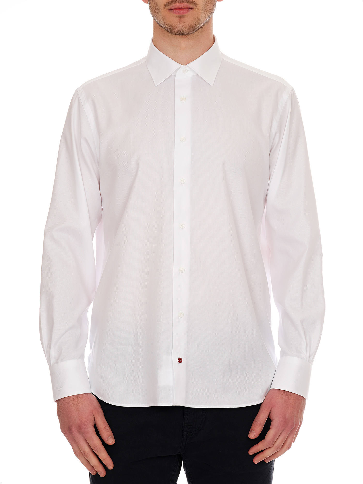 Blouse Blanche En Coton - Coupe Ample Col Chemise - New Collection - Neuve Avec étiquettes