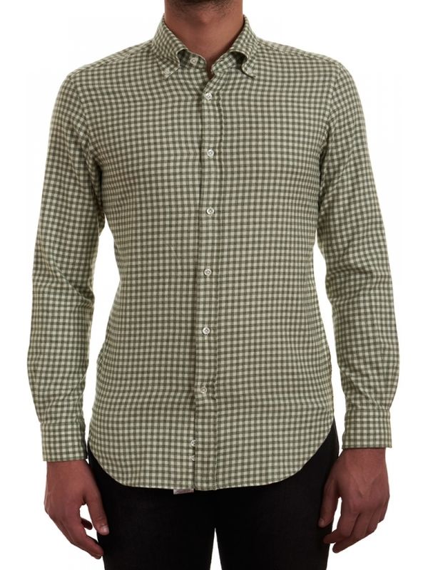 VILA Robe chemise - ponderosa pine/vert sapin