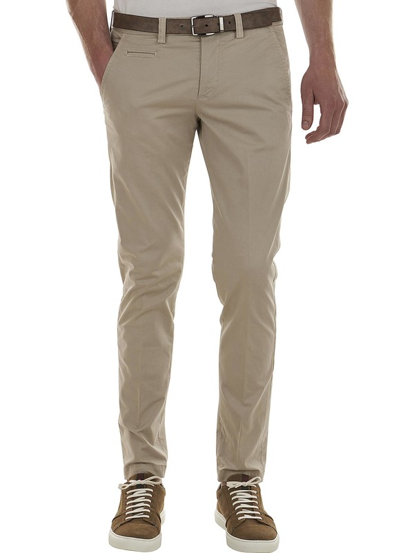 Buy Arrow Sports Men Beige Mid Rise Solid Casual Trousers - NNNOW.com