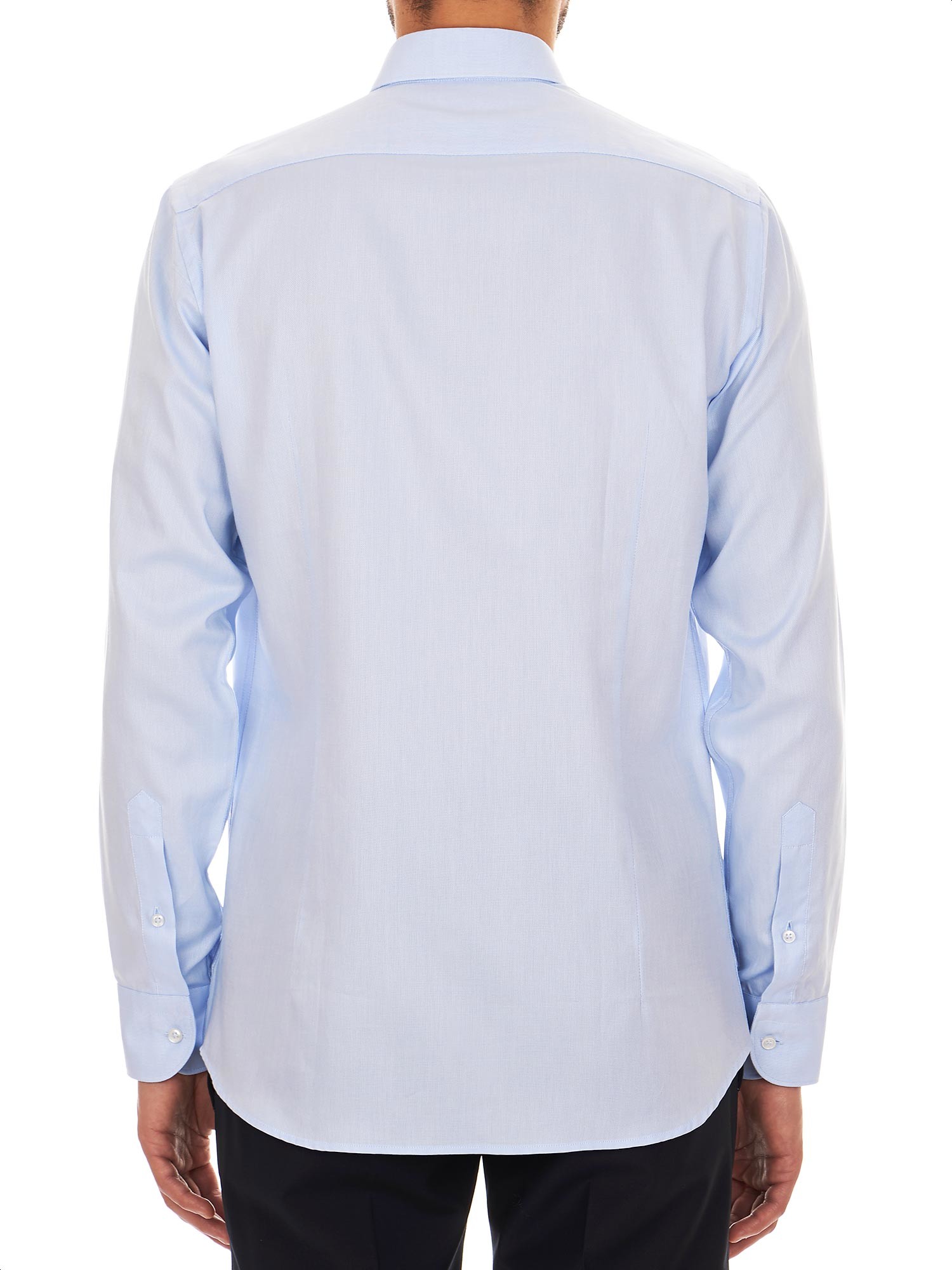 Sky blue shirt in oxford fabric - Marcus