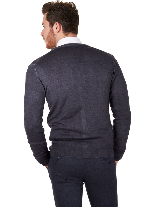 dark grey cardigan mens