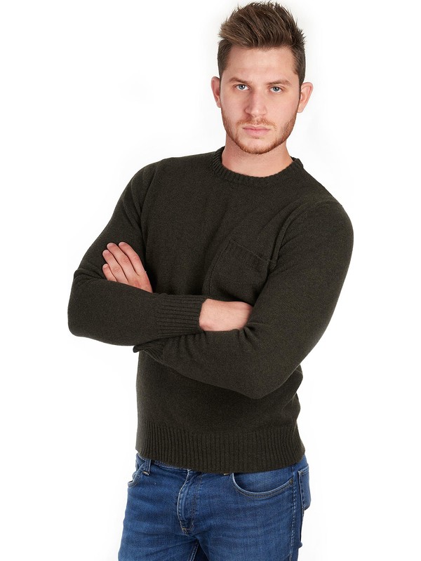 High quality wool sweater for men made in Italy Maurizio Pacini