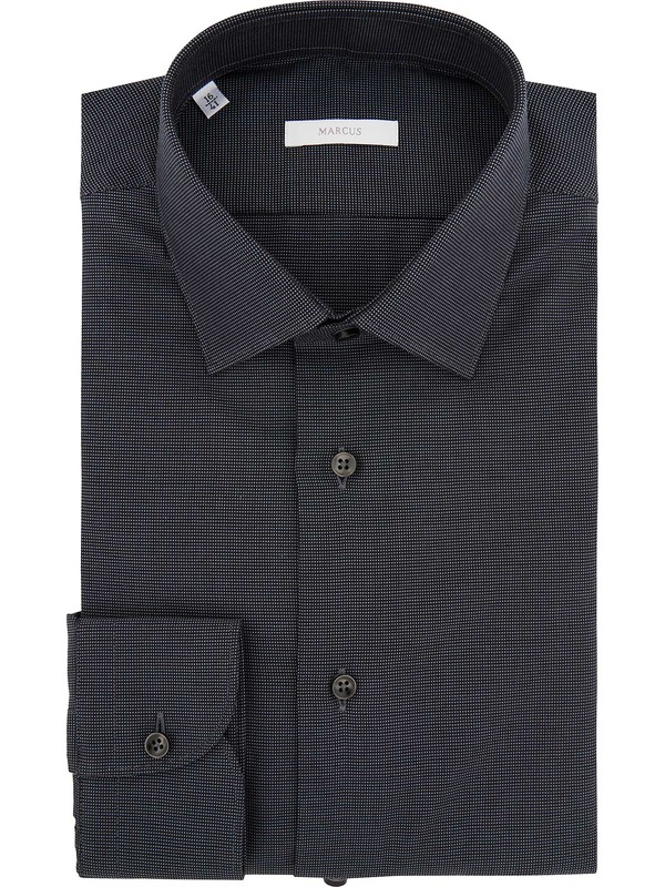 Marcus - Anthracite gray classic collar shirt