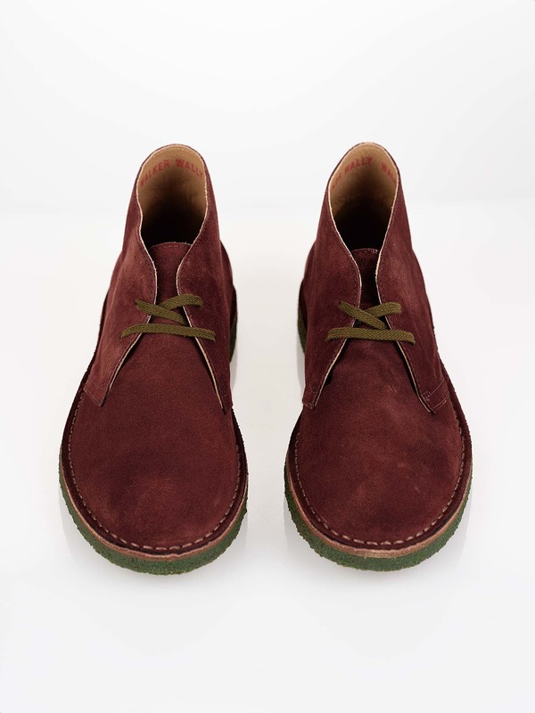 Burgundy sales desert boots