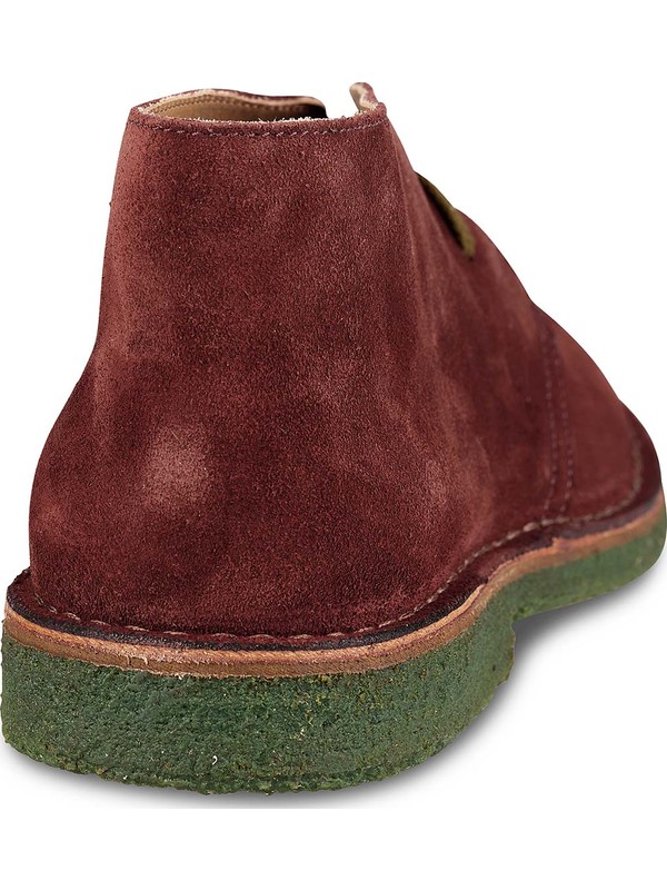 Wally Walker - Burgundy suede desert boot for men display picture 3