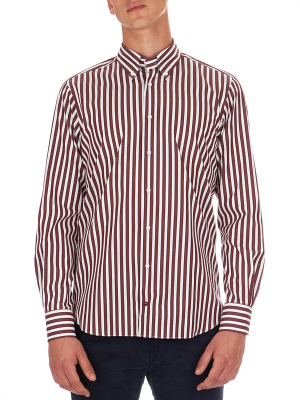 Men's button-down striped shirt - Càrrel