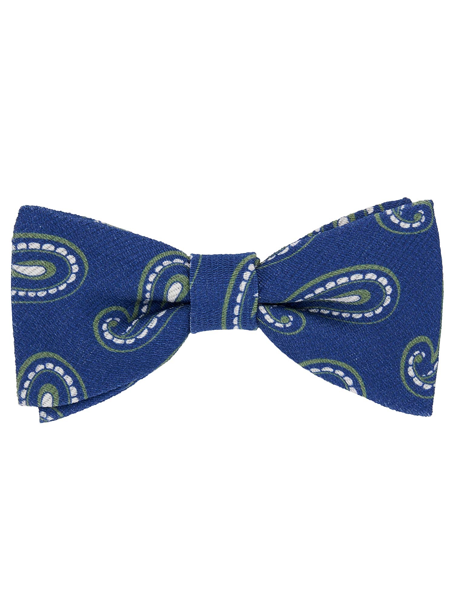 Avantgarde Papillon Uomo In Seta, Blu Royal Scuro, Made In Italy - Elegante Farfallino Da Cerimonia, SENZA Pochette - 3