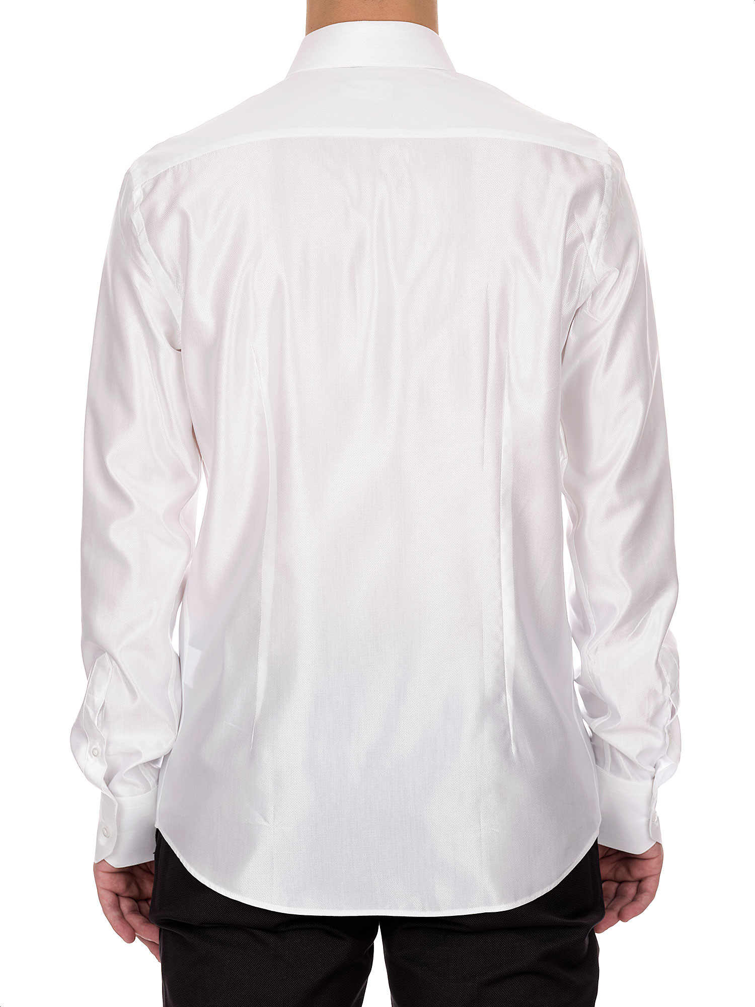 White Evening Shirt for Men - Hexis Milano