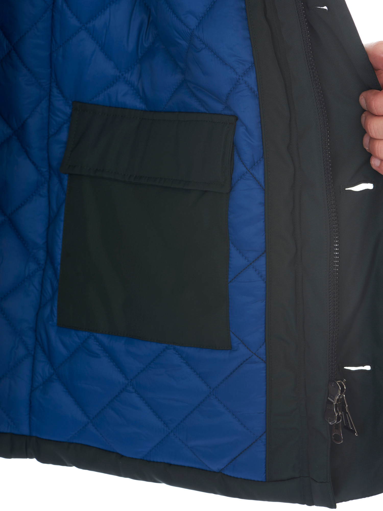Giacca uomo invernale con cappuccio e inserti tecnici - Amara Fiore