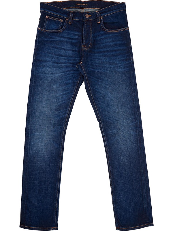 deep blue denim jeans