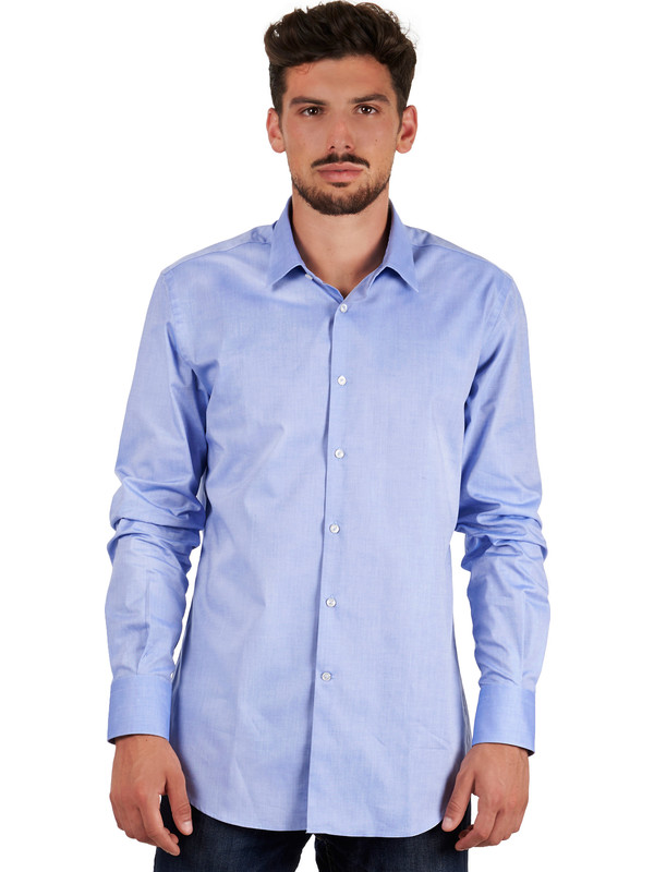 hellblaues herrenhemd