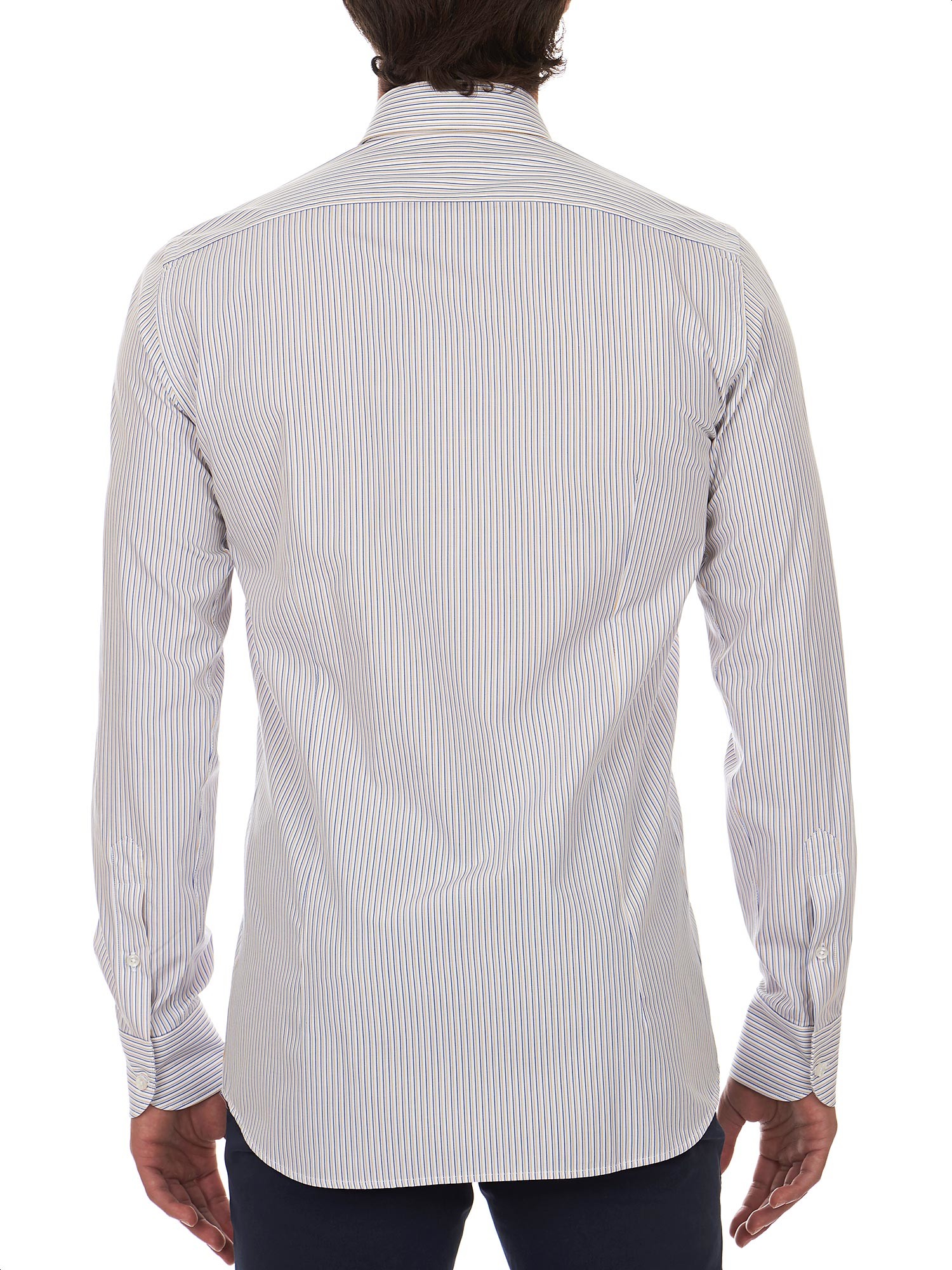 Kenneth Cole Herrenhemd Slim Fit – Karo & Streifen, Klassisches Business Hemd