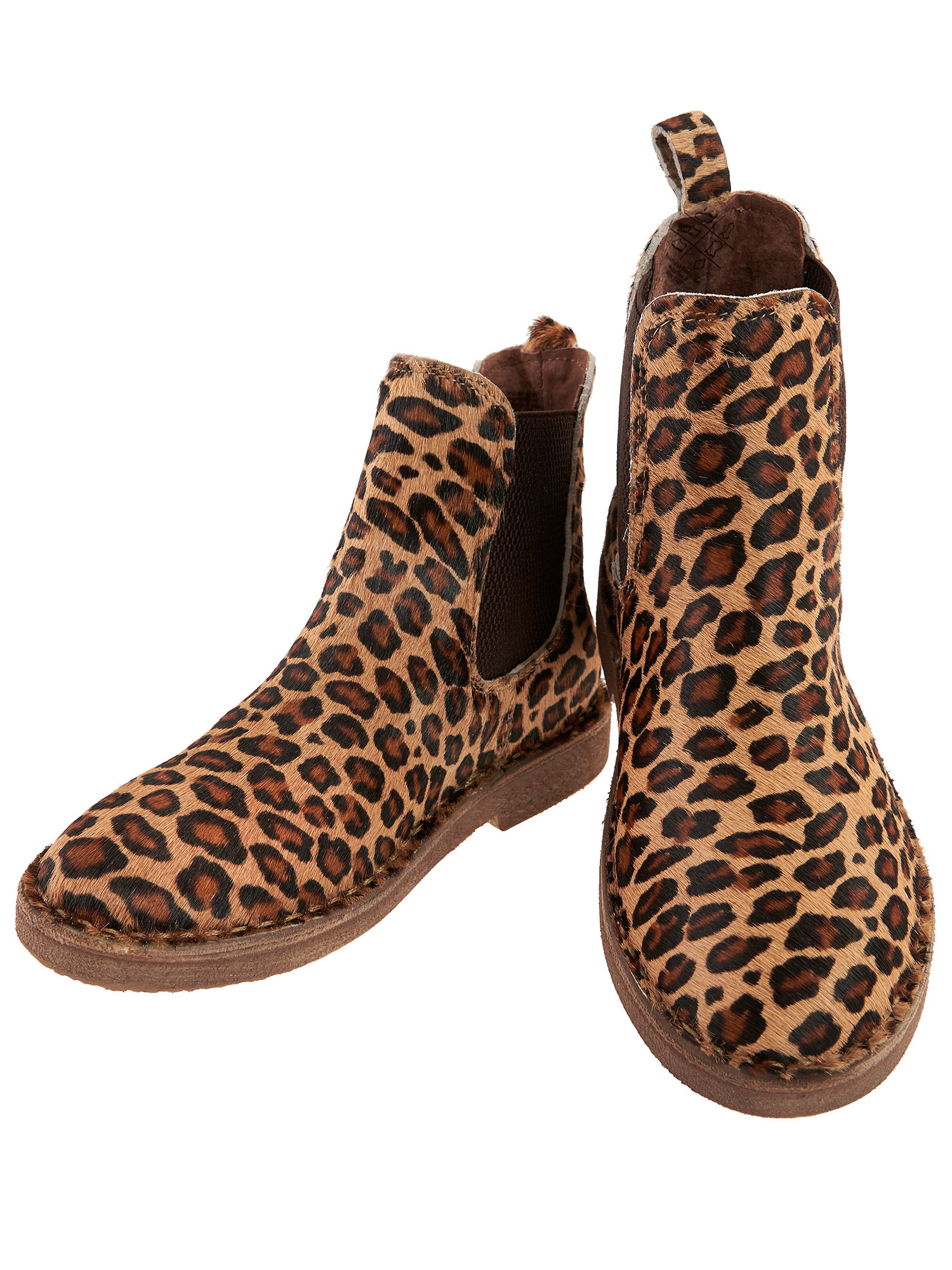 leopard skin boots