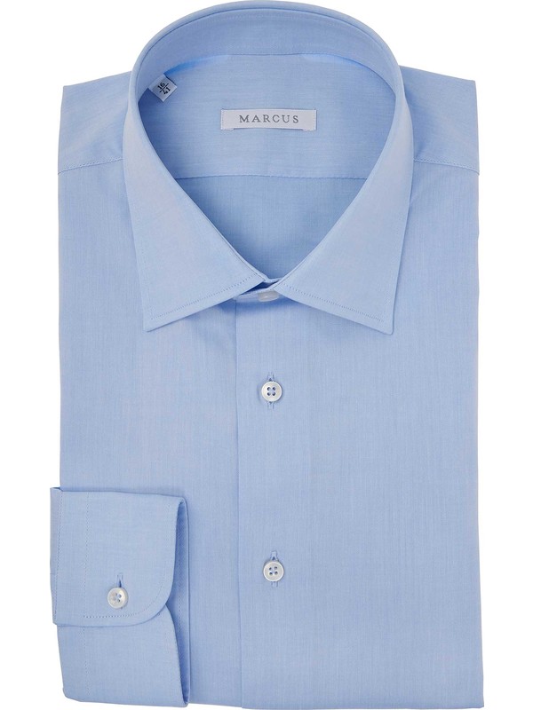 Marcus classic sky blue shirt 100% cotton