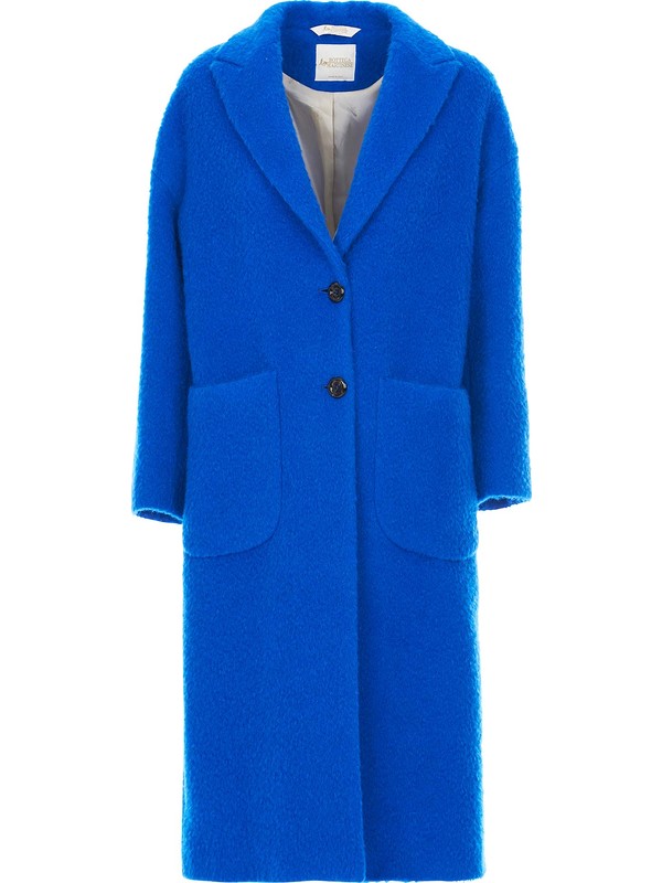 Bottega Martinese - Blue wool and mohair coat