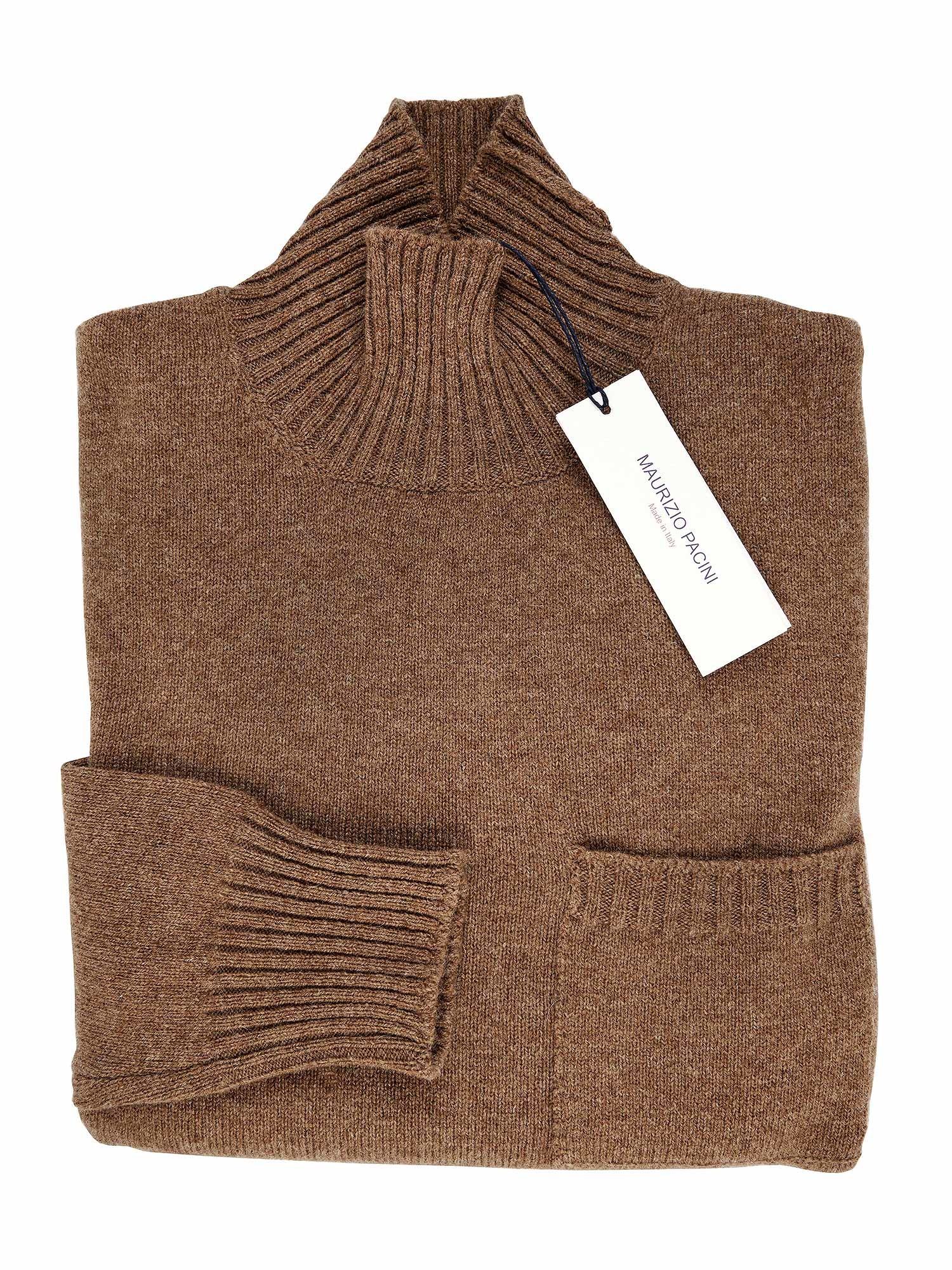 Pull Homme 100% Laine Bramante - Taille L, Rouge, Fait En Italie