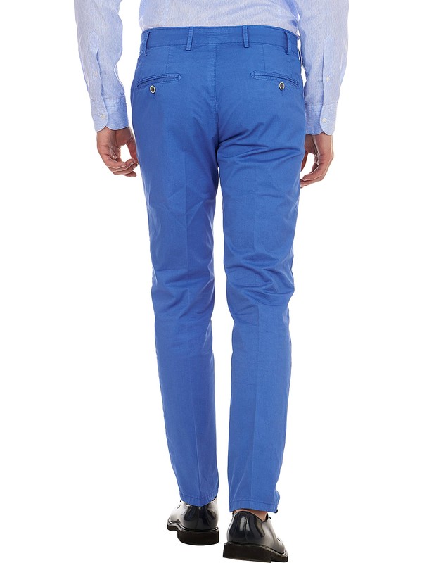 for Men Save 42% Etro Cotton Trousers in Dark Blue Blue Mens Clothing Trousers Slacks and Chinos Casual trousers and trousers 