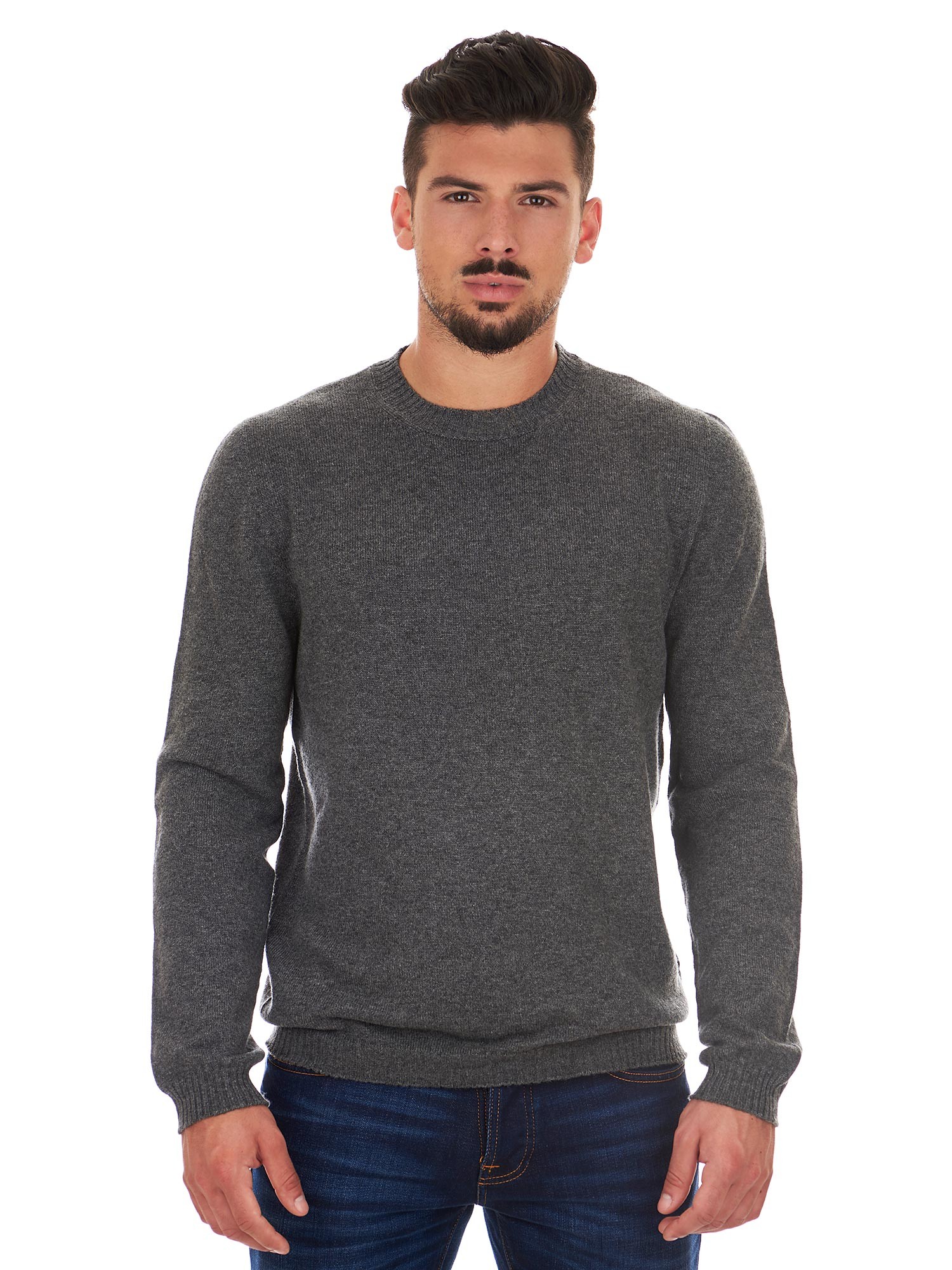 Men's gray cashmere sweater Il Cashmere