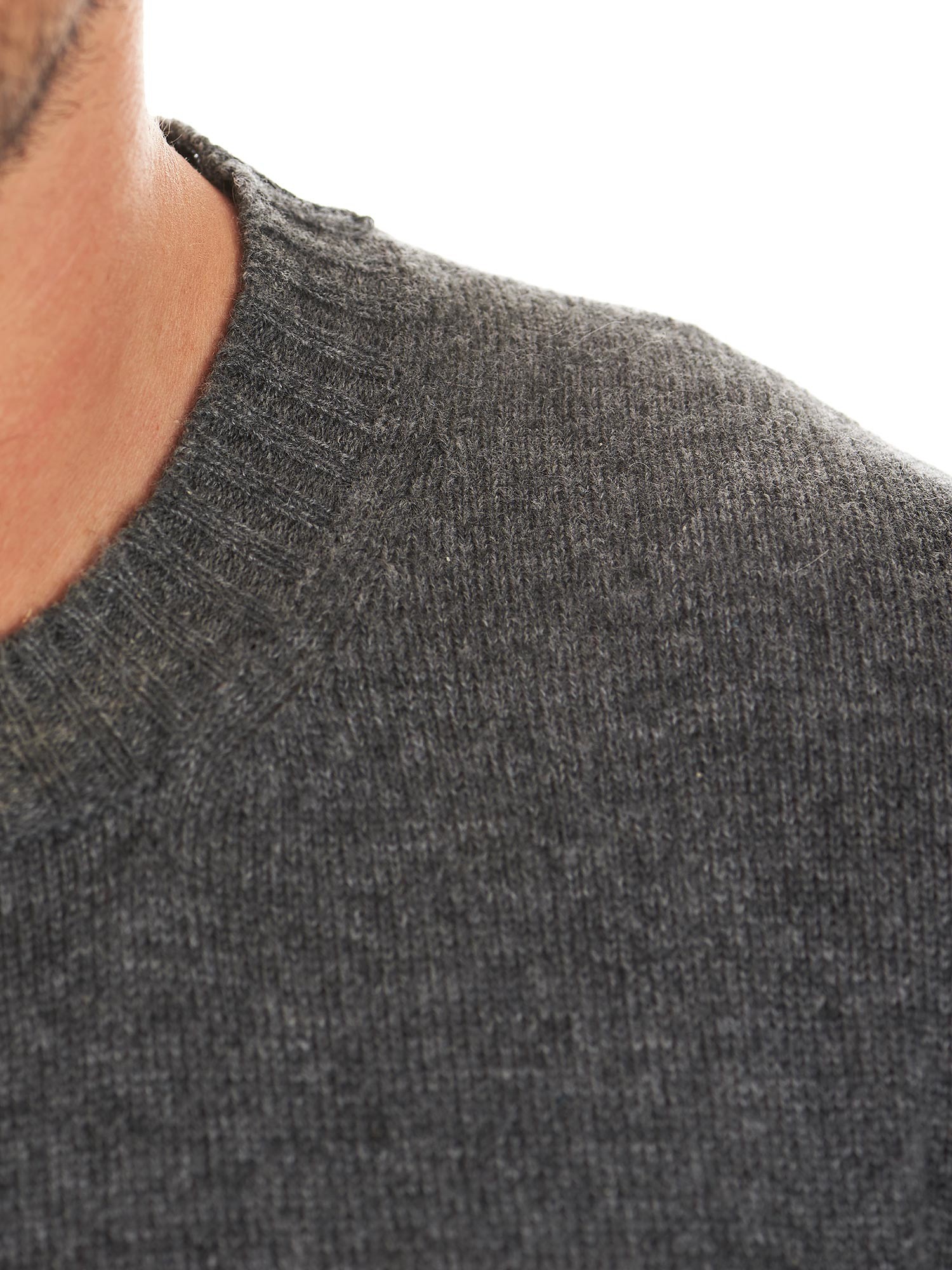 Men's gray cashmere sweater Il Cashmere