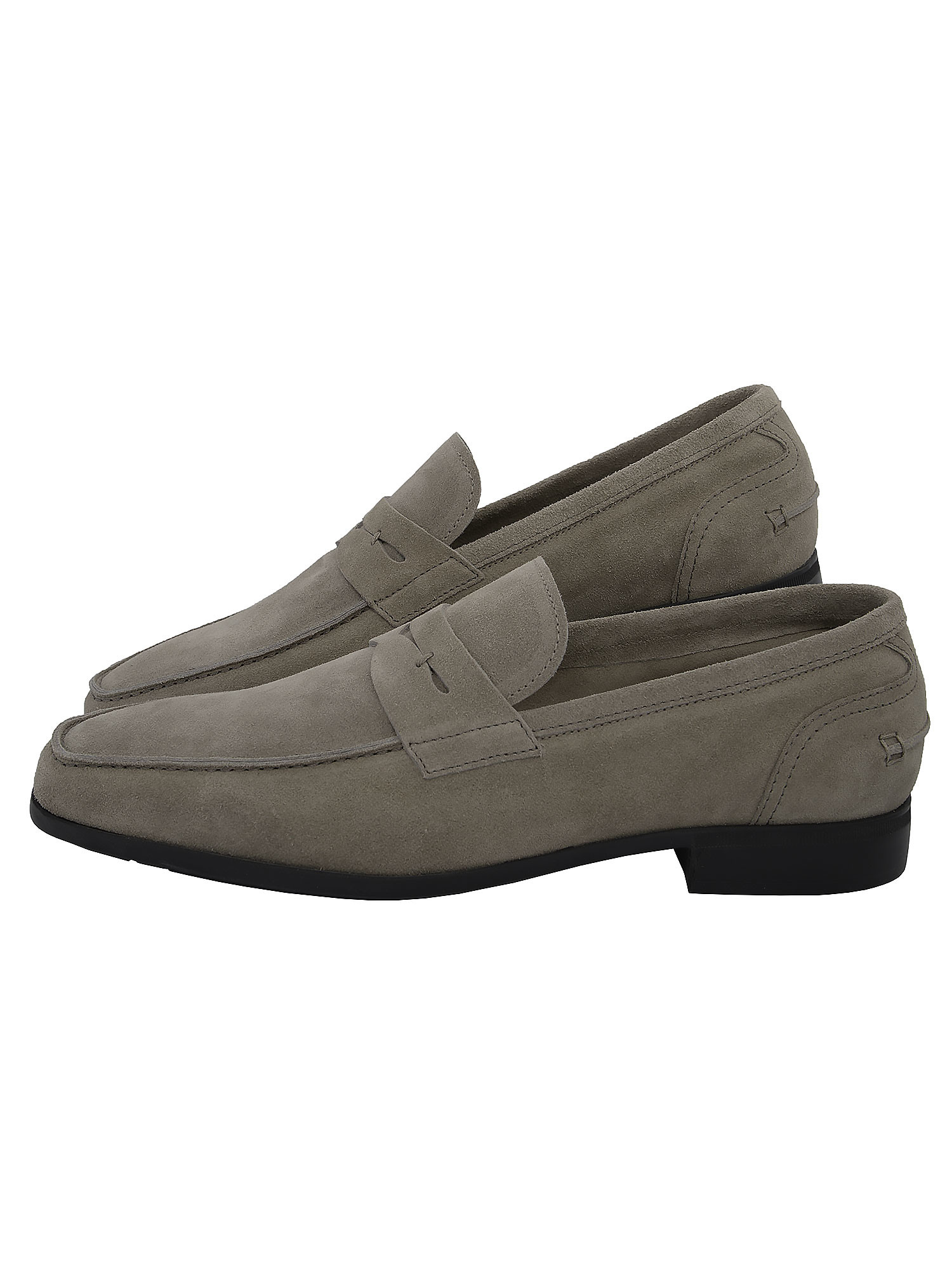 gray men loafers