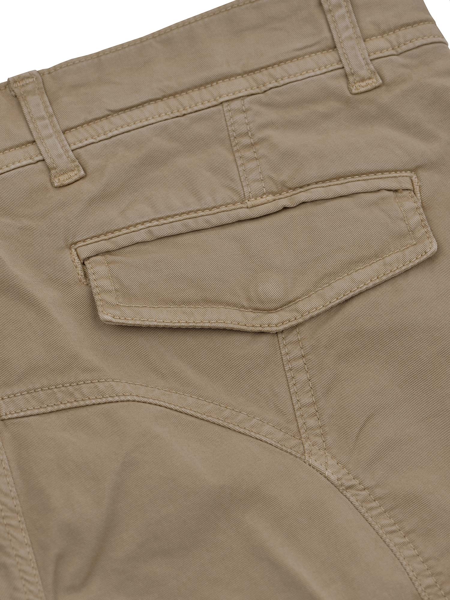 Beige trousers for men with side pockets - Exibit